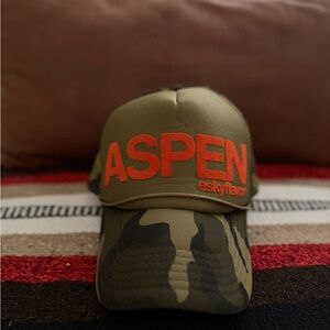 OTTO Olive and Orange Camouflage Cap